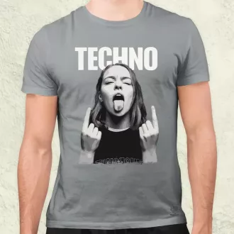 Techno férfi póló
