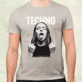 Techno férfi póló
