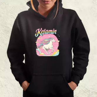 Ketamin unikornis női pulóver