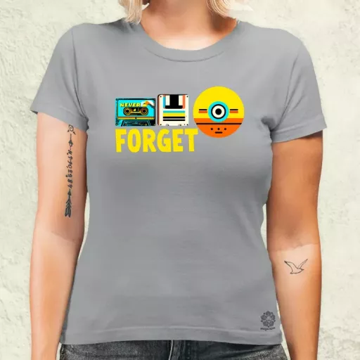 Never forget női póló