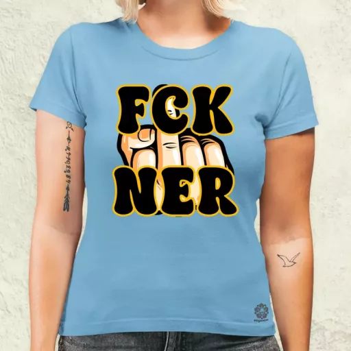 FCK Ner fekete női póló