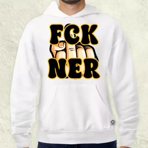 FCK Ner fekete férfi pulóver