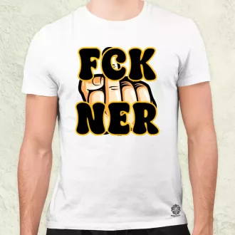 FCK Ner fekete férfi póló