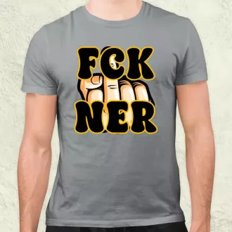 FCK Ner fekete férfi póló