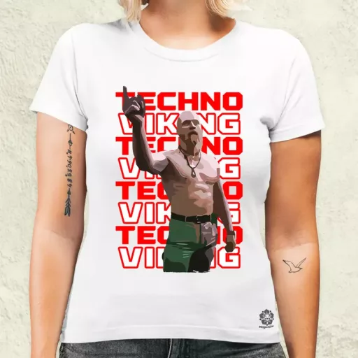 Techno Viking női póló