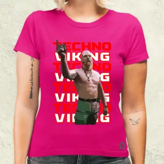 Techno Viking női póló