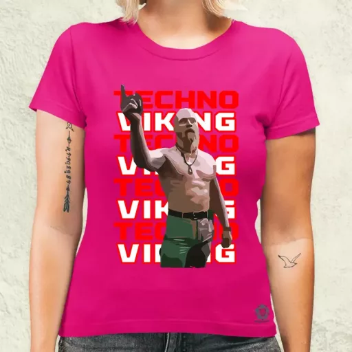 Techno Viking női póló