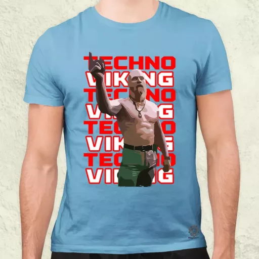 Techno Viking férfi póló