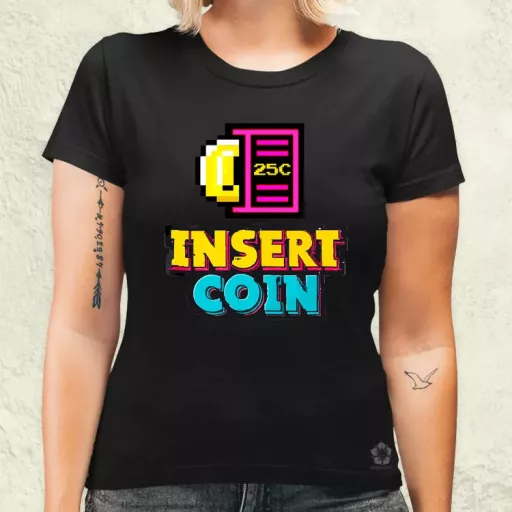 Insert Coin női póló