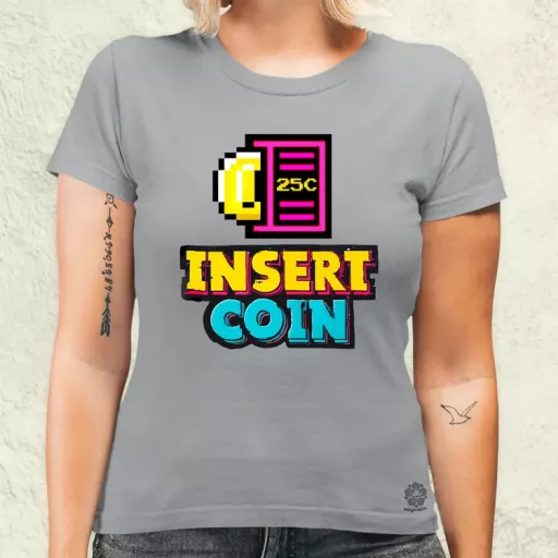 Insert Coin női póló