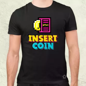 Insert Coin férfi póló