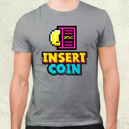 Insert Coin férfi póló
