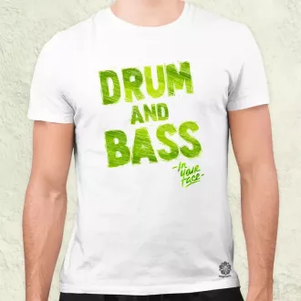 DnB in your face férfi póló