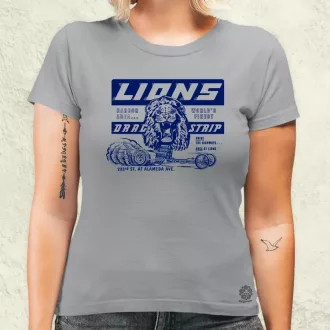 Lions Drag Strip kék női póló