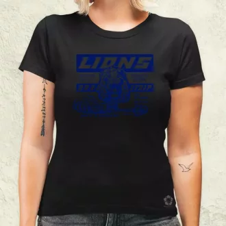 Lions Drag Strip kék női póló