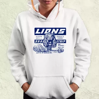 Lions Drag Strip kék női pulóver