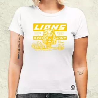 Lions Drag Strip sárga női póló