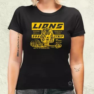 Lions Drag Strip sárga női póló