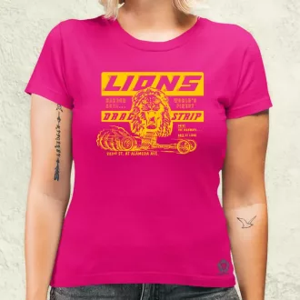 Lions Drag Strip sárga női póló