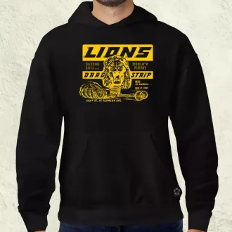 Lions Drag Strip sárga férfi pulóver