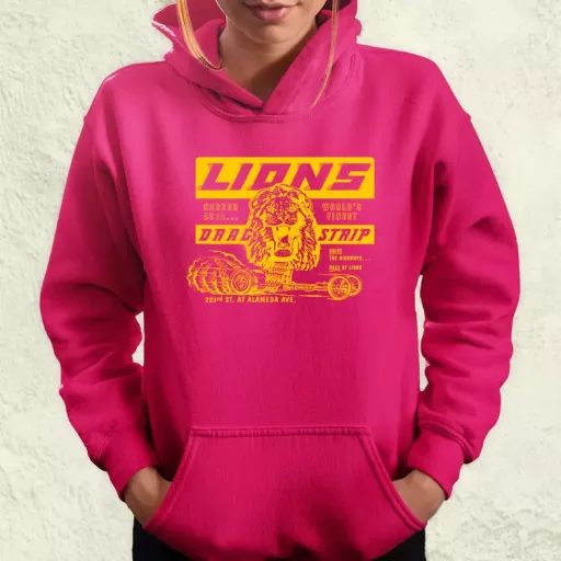 Lions Drag Strip sárga női pulóver