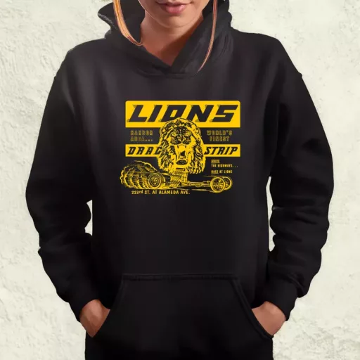 Lions Drag Strip sárga női pulóver