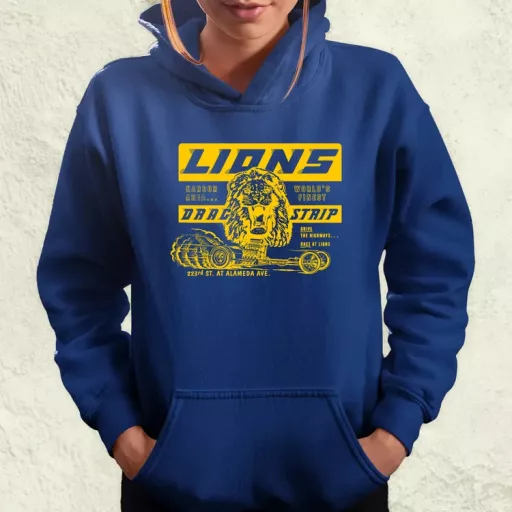 Lions Drag Strip sárga női pulóver