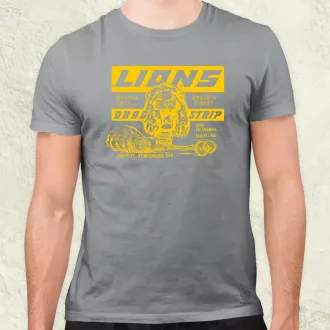 Lions Drag Strip sárga férfi póló