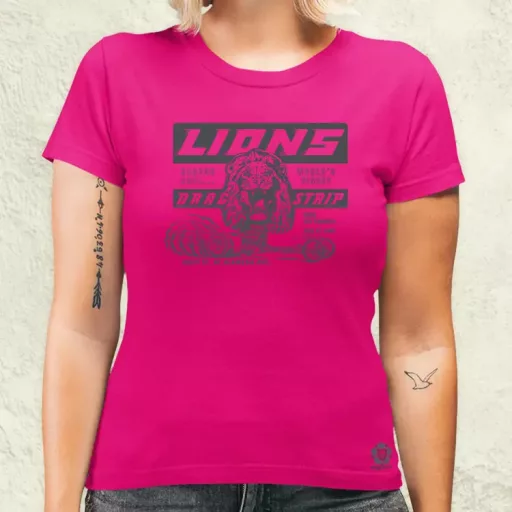 Lions Drag Strip szürke női póló