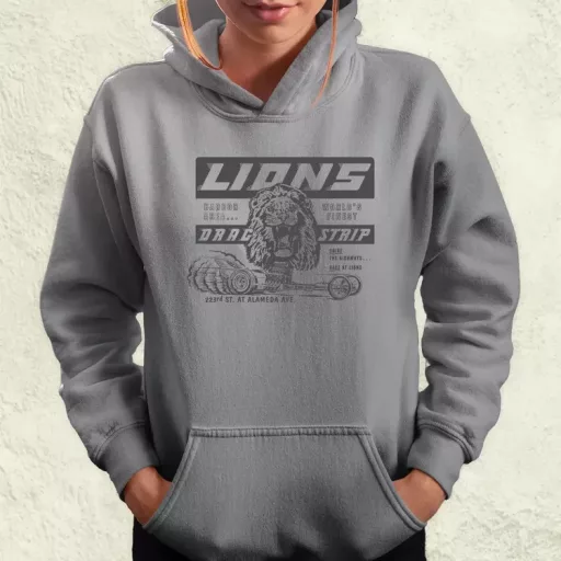 Lions Drag Strip szürke női pulóver