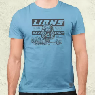 Lions Drag Strip szürke férfi póló
