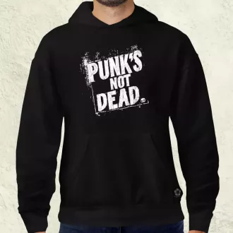 PUNK'S NOT DEAD fehér férfi pulóver