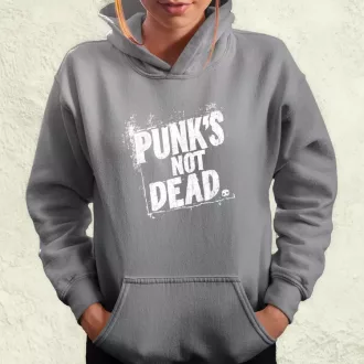 PUNK'S NOT DEAD fehér női pulóver