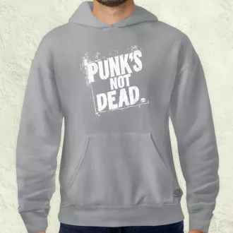 PUNK'S NOT DEAD fehér férfi pulóver