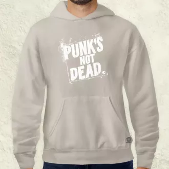 PUNK'S NOT DEAD fehér férfi pulóver