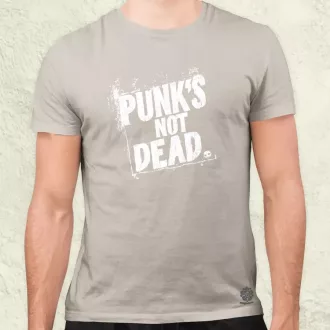 PUNK'S NOT DEAD fehér férfi póló