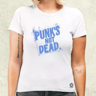 PUNK'S NOT DEAD lila női póló