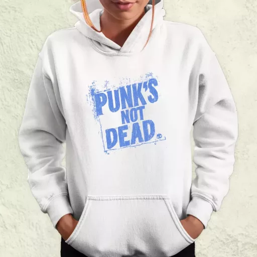 PUNK'S NOT DEAD lila női pulóver