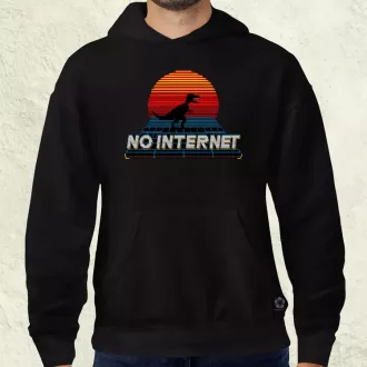No internet férfi pulóver