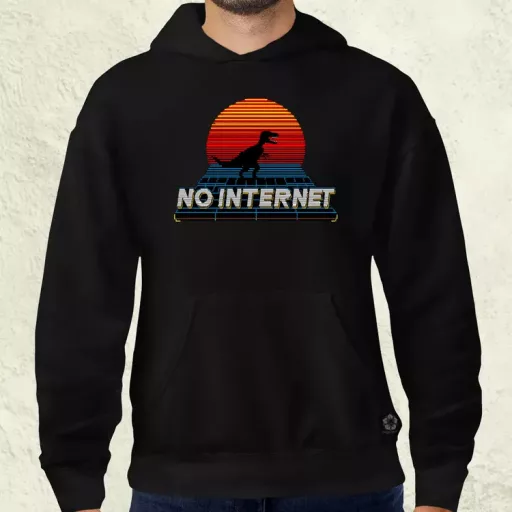 No internet férfi pulóver
