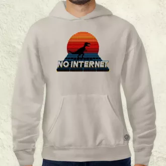 No internet férfi pulóver