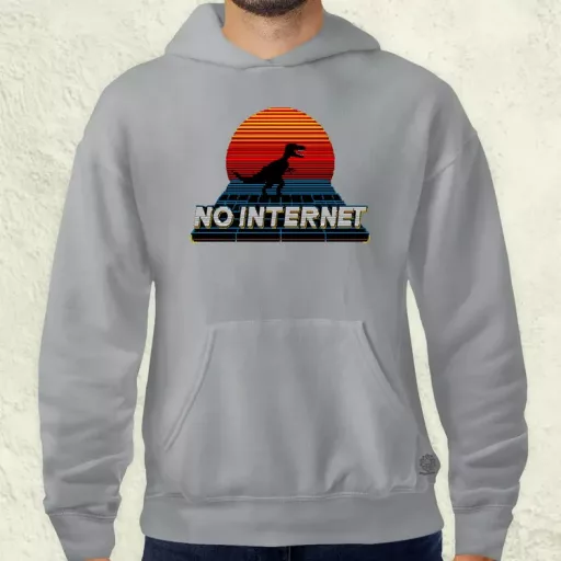 No internet férfi pulóver