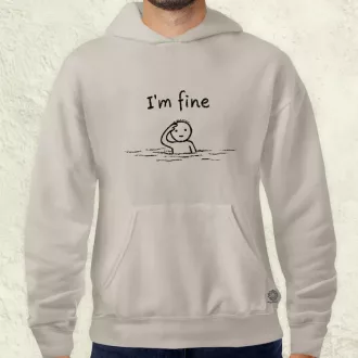 I'm fine férfi pulóver