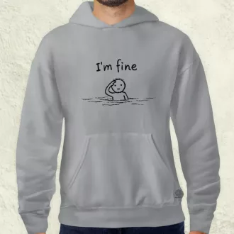 I'm fine férfi pulóver