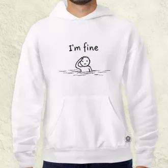 I'm fine férfi pulóver