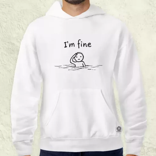 I'm fine férfi pulóver