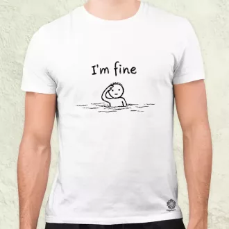 I'm fine férfi póló