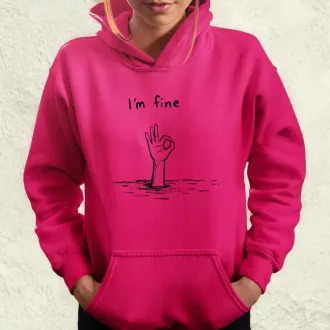 I'm fine jel női pulóver