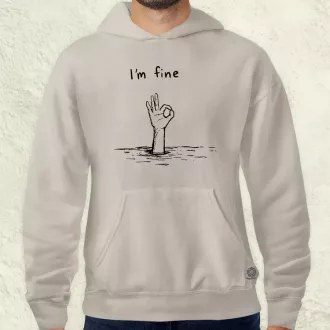 I'm fine jel férfi pulóver