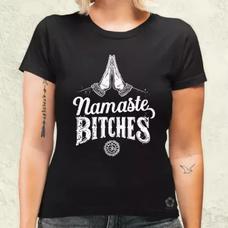 Namaste bitches női póló